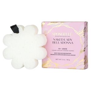 NWT! Spongellé! Naked Lady Belladonna! Body Wash Infused Buffer! 14+Uses!